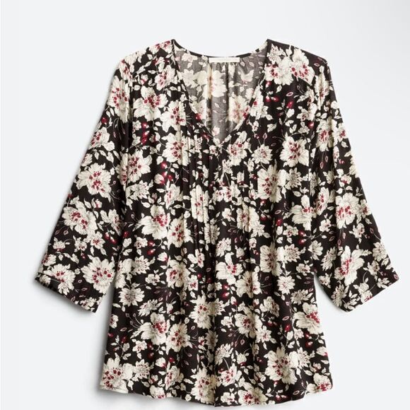 NWT Fun2Fun ~ Malay Pleated Detail Blouse XXL - Picture 1 of 5